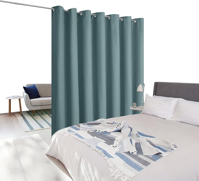 NICETOWN Privacy Room Divider Curtain Screen Partitions, Closet Door Curtain - Image 2