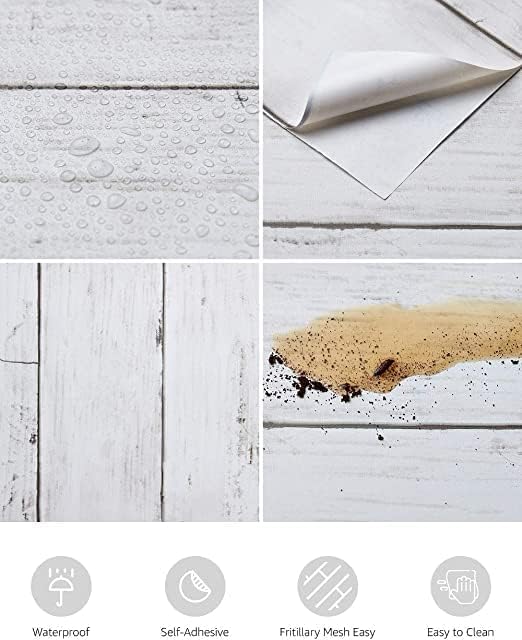 Abyssaly Shiplap Peel and Stick Wallpaper 394" X 11.8" Self-Adhesive Removable - Image 5