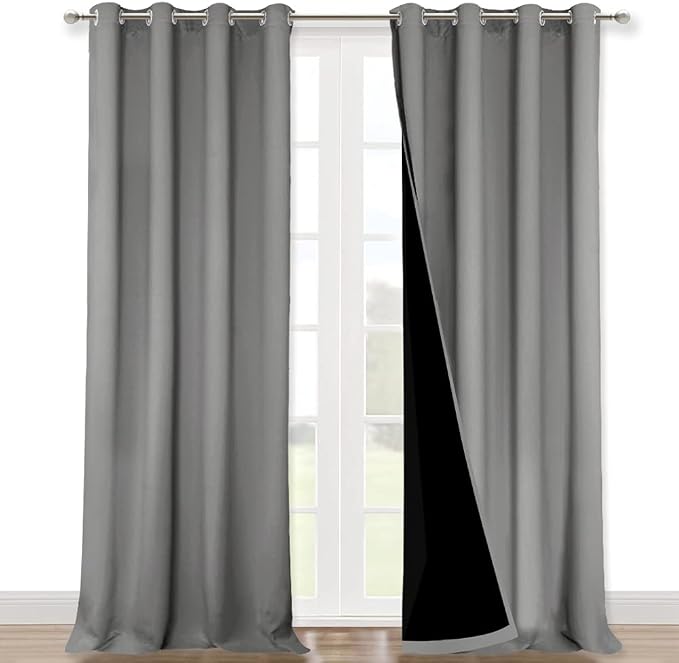 NICETOWN 100% Blackout Blinds, Laundry Room Decor Window Treatment Curtains by NICETOWN