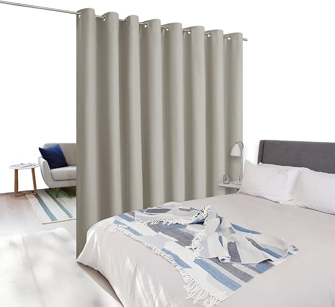 NICETOWN Privacy Screen Room Divider Panel, Closet Door Curtain, Home - Image 9