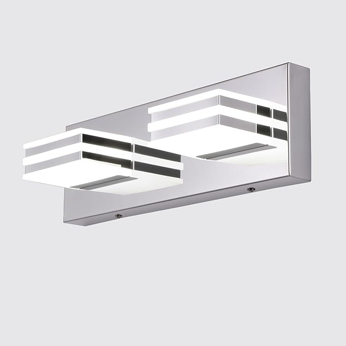 LED Vanity Light Bar 2 light Bathroom Mirror Light Fixtures Modern 12W Bath by BrightUpHomeWithLight