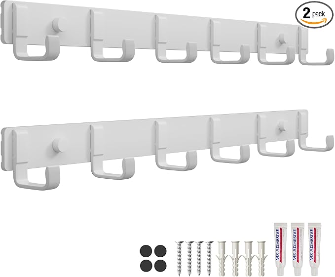 Coat Rack Wall Mount, Heavy Duty Wall Coat Hanger by Geobella