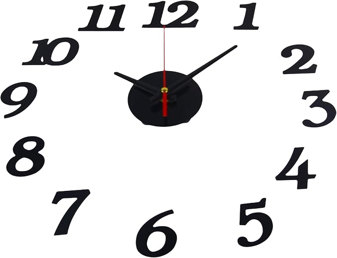 OceeK DIY Wall Clock, Modern Silent Non-Ticking, Battery Operated, 3D Quality by OceeK