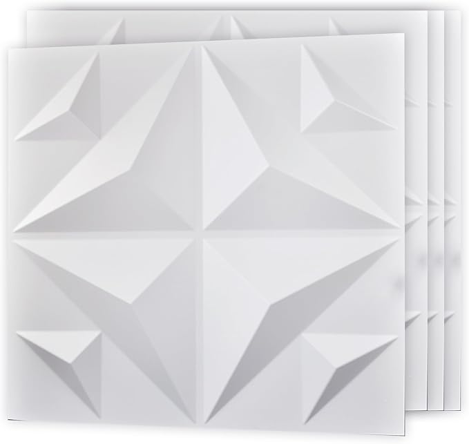 Art3d Decorative 3D Wall Panel, 32 Sq.FT PVC Interior Wall Decor by Art3d