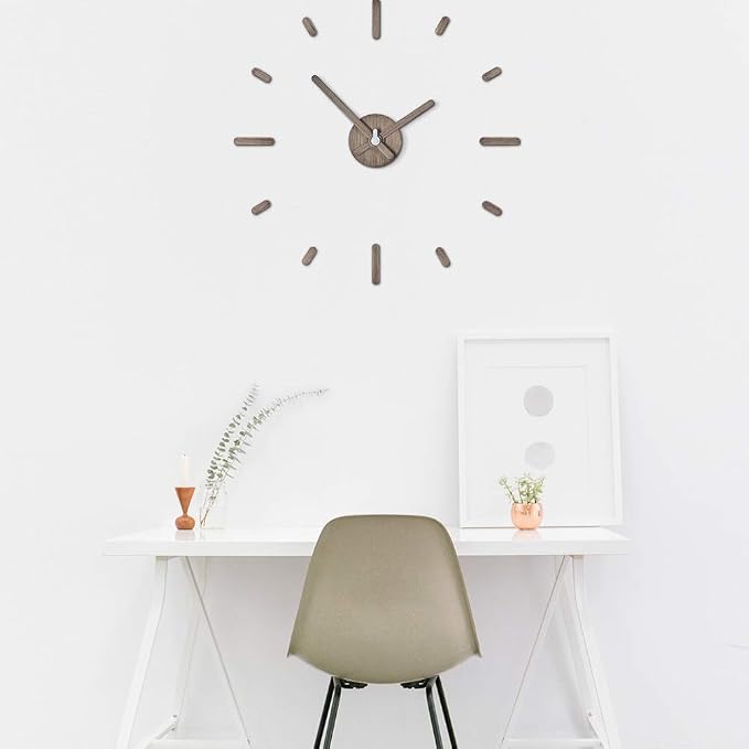 Presentime & Co Large Frameless DIY Wall Clock - Image 6