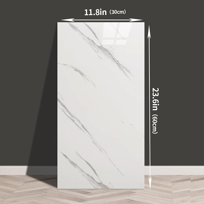 Haimin Wall Panels Peel and Stick 10 Pieces 23.6x11.8in Lightweight Backsplash - Image 3