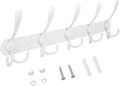 TICONN Wall Mounted Coat Rack, Five Heavy Duty Tri Hooks All Metal Construction by TICONN