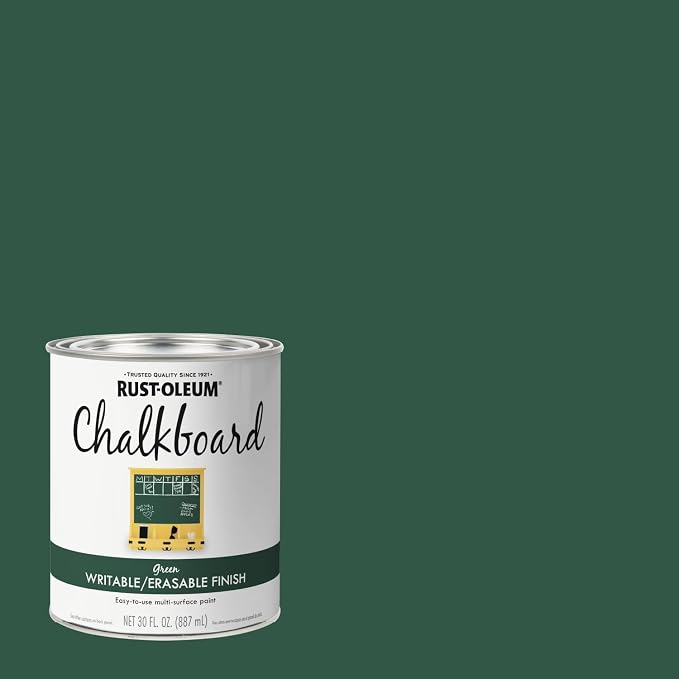 Rust-Oleum 206438 Chalkboard Brush-On Paint, 30 oz - Image 2