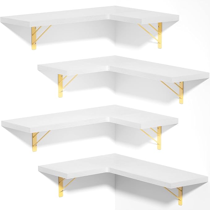 Love-KANKEI Corner Shelf Wall Mounted, Floating Wall Shelves by Love-KANKEI