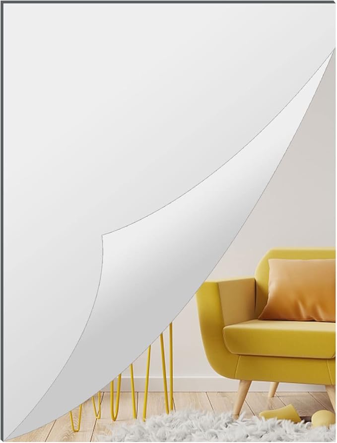 Acrylic Mirror Sheet for Wall, 15.7" x 19.6" Large Rectangular Mirror Tiles by DARENYI