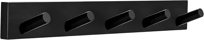Coat Rack Wall Mount, Wooden Coat Hanger by HOMEBROS