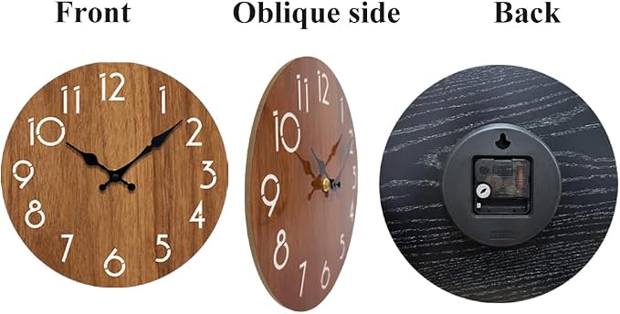 Wall Clock, Modern Wall Clocks Battery Operated, Silent Non Ticking Clock - Image 4