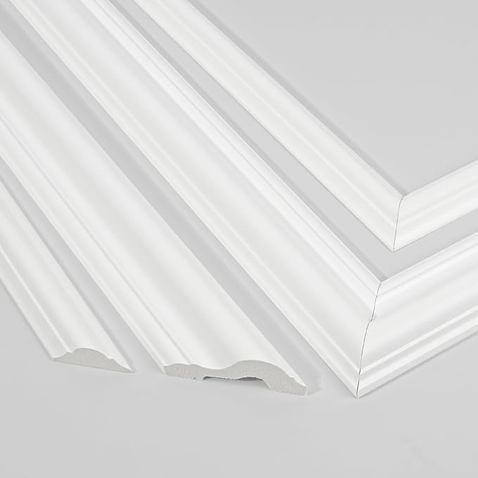 Art3d Premade Bilinear Frame Accent Molding Set, Pre-Cut Decorative Wainscoting - Image 9