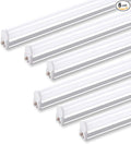 Barrina 6 Pack LED T5 Single Fixture, 4000K Daylight Glow, Utility Shop Light by Barrina