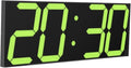 CHKOSDA LED Large Digital Wall Clock, Oversize Digital Clock by CHKOSDA