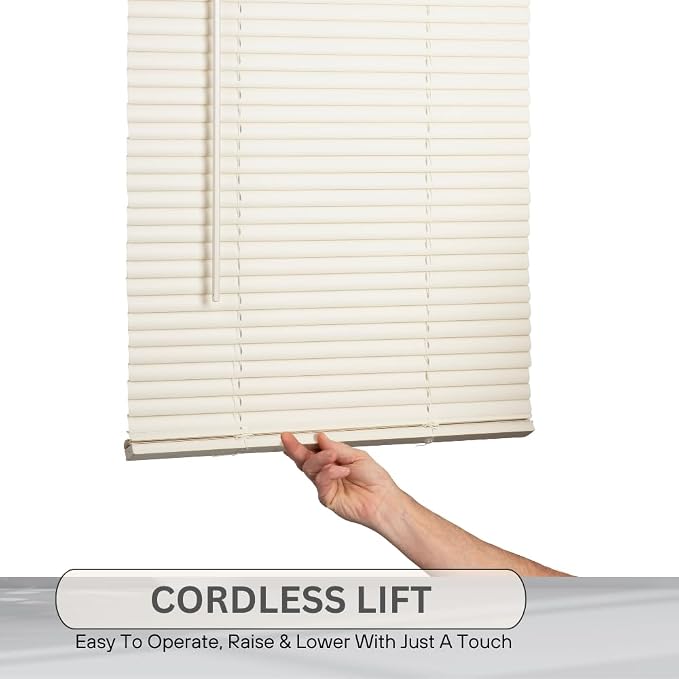 LOTUS & WINDOWARE Cordless Mini Blind, 34.5" Wide x 64" Long - Image 3