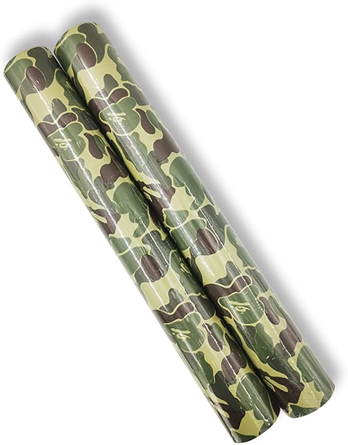 Self-Adhesive Vinyl Green Camouflage Contact Paper Peel and Stick Camouflage - Image 3