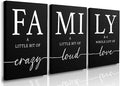GUBIYU Black Family Home Wall Decor by GUBIYU