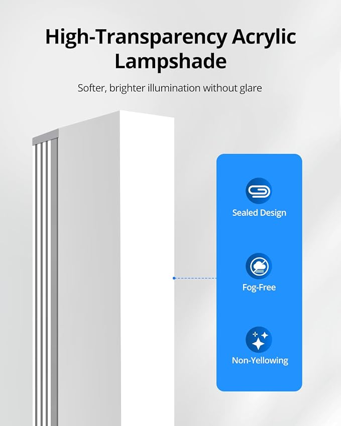 Combuh Dimmable Vanity Light Bar, 9W Over Mirror Lighting Fixture Wall Sconce - Image 5