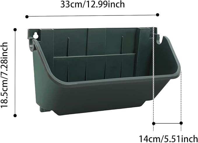 Vertical Wall Planter with 18 Pots, Hanging Garden Plant Flowerpot Holder - Image 2
