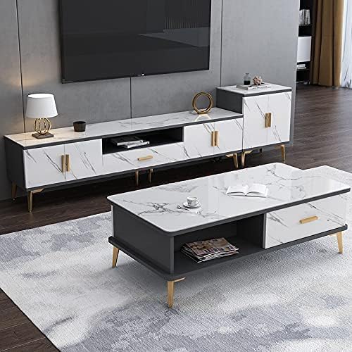 Glossy Marble Paper Granite Gray/White Wallpaper Peel and Stick Wallpaper Self - Image 3
