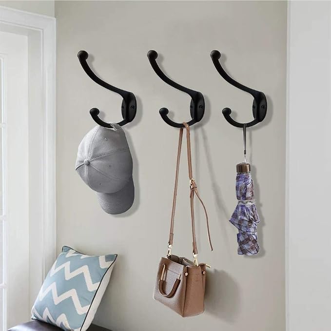 ZEYU 20Pcs Wall Hooks, Coat Hooks Hardware Heavy Duty Hooks - Image 6