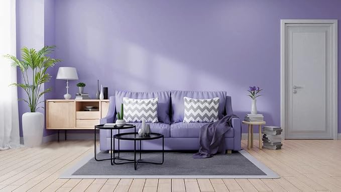 197"x17.7" Purple Peel and Stick Wallpaper Solid Color Wall Paper Contact Paper - Image 8