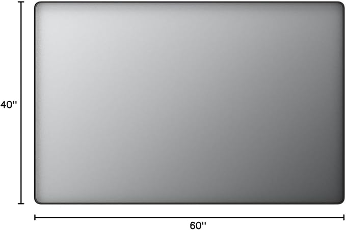 LOAAO 60X40 Inch Black Metal Framed Bathroom Mirror - Image 9