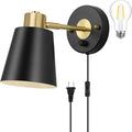 VATONI Plug in Wall Sconce, Dimmable Wall Sconce Adjustable Wall Lights by VATONI