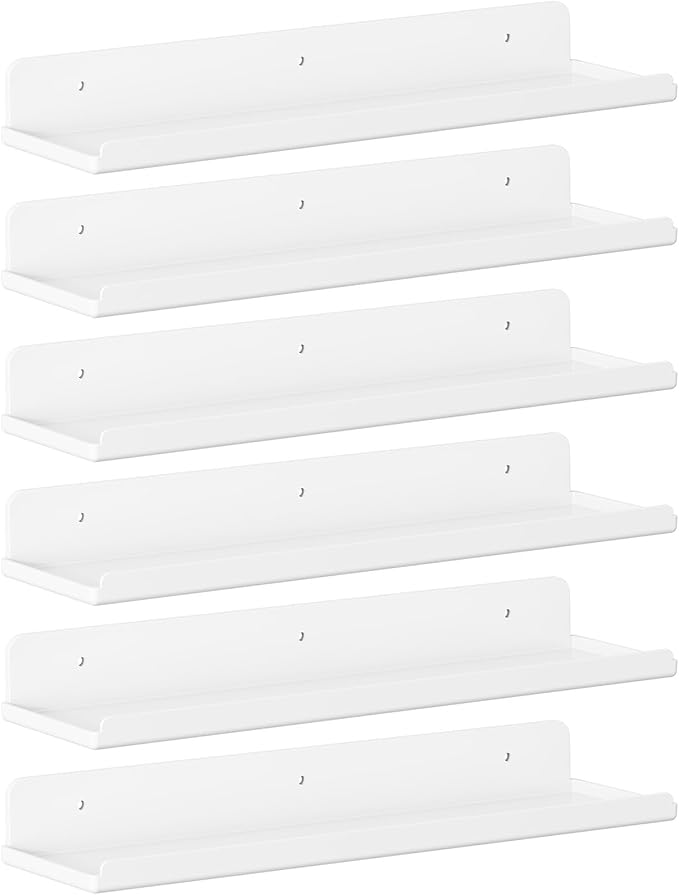 Lifewit Floating Shelves for Bathroom, Acrylic Wall Organizer for Perfume by Lifewit