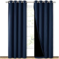 NICETOWN 100% Blackout Curtain Set, Thermal Insulated & Energy Efficiency by NICETOWN