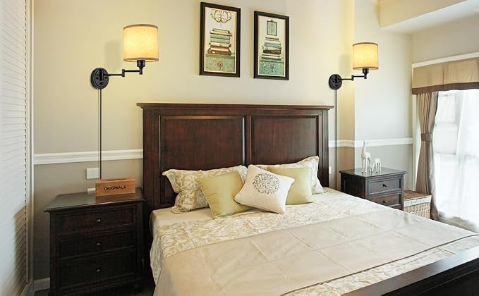 Plug in Wall Sconces with Remote Control, Dimming 10%-100% & Adjustable Colors - Image 10