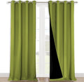 NICETOWN Full Shading Curtains for Windows, Fresh Green, 52 inches W x 95 by NICETOWN