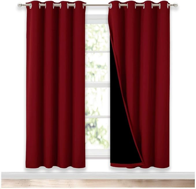NICETOWN Living Room Completely Shaded Draperies, Privacy Protection & Noise by NICETOWN