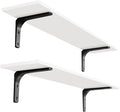 DINZI LVJ Long Wall Shelves, 39.4Inch Wall Mounted Shelves Set of 2, Extra by DINZILVJ