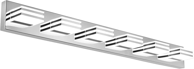 Modern Bathroom Light Fixtures 6 Light LED Vanity Lighting Bar 41 Inch Wall by BrightUpHomeWithLight