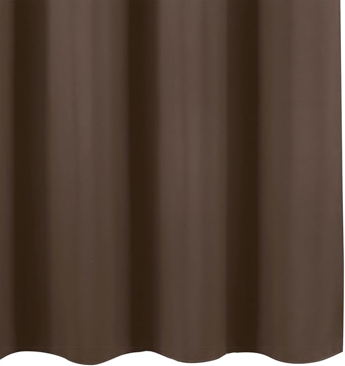 LEMOMO Blackout Curtains 52 x 90 Inch Long Chocolate Curtains Set of 2 Panels - Image 8