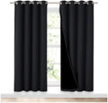 NICETOWN 100% Blackout Window Curtain Panels, Full Light Blocking Drapes by NICETOWN
