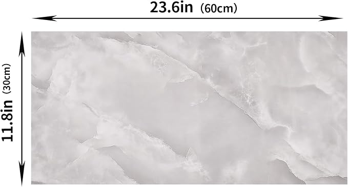 Haimin Wall Panels Peel and Stick 10 Pieces 23.6x11.8in Lightweight Backsplash - Image 2