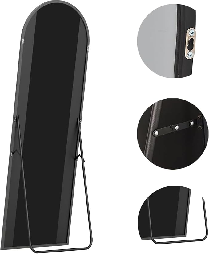 Floor Mirror, Arched Mirrors Full Length, Freestanding Mirrors, Arch Floor - Image 4