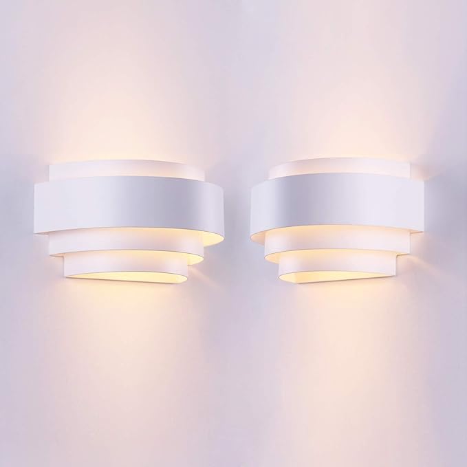 LightInTheBox Modern Wall Sconce Set of 2 Indoor Wall Light Fixture Half Moon by LTLIGHTS