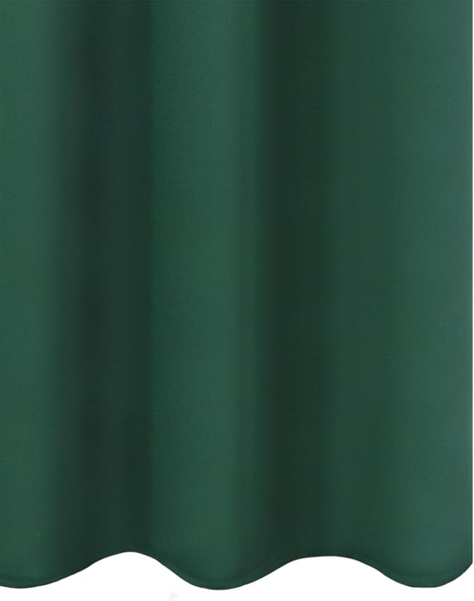 LEMOMO Blackout Curtains 52 x 120 Inch Long Dark Green Curtains Set of 2 Panels - Image 8