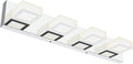 Ralbay Chrome Vanity Lights for Bathroom Adjustable Acrylic Chrome Modern LED by RalbayLighting