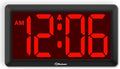 Soobest 9.5 Inch Large Digital Wall Clock Battery Operated, Auto & Manual by Soobest