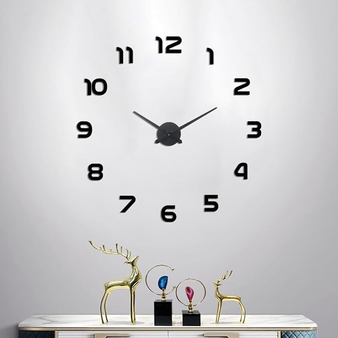 Extra Large Digital Wall Clock Decorative Battery Operated, Minimalist - Image 5