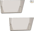 Gawerk Clear Acrylic Single Pocket, Plastic Hanging Wall Mount File Holder by Gawerk