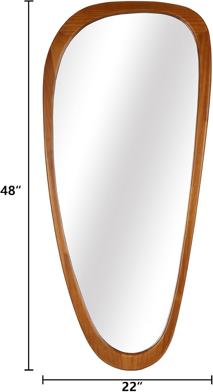 WallBeyond Asymmetrical Mirror, Irregular Mirror Full Length, Boho Wall Mirrors - Image 4