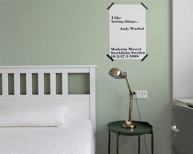 Dimoon 236''x17.7'' Green Peel and Stick Wallpaper Contact Paper Modern Self - Image 5