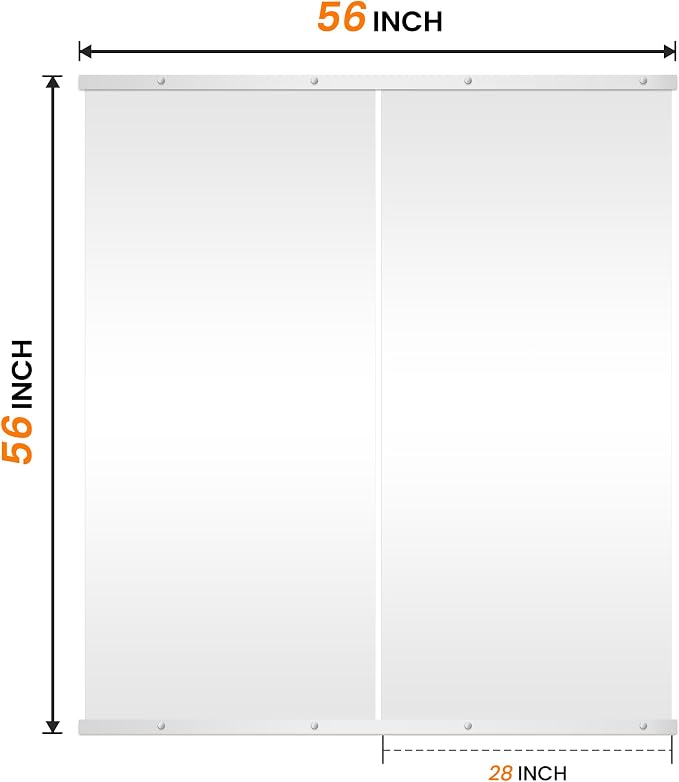 TRAHOME Home Gym Mirror for Wall, Glass Frameless Body Large Mirror for Home Gym - Image 7