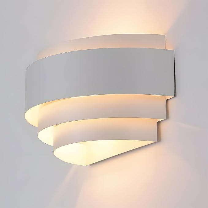 LightInTheBox Modern Wall Sconce Indoor Wall Light Fixture Half Moon Metal Wall - Image 6